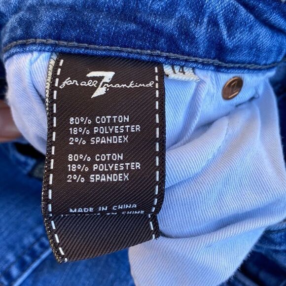 7 for all man kind standard fit light blue jeans - Picture 3 of 6